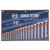 Фото KING TONY Набор комбинированных ключей, 6-24 мм, 18 предметов 1218MR01 King Tony