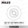 Фото Торозной диск передний Logan all Sandero 08-14 вентилир. MILES K000280 Miles