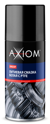 Фото З/216743/AXIOM/Смазка литиевая (140 мл) (аэрозоль) "AXIOM" белая с PTFE A9625P Axiom