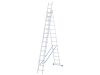 Фото Лестница-стремянка 14 ступеней трехсекционная 3.91-9.54м СИБРТЕХ 97824 Сибртех
