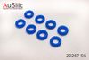 Фото Комплект силиконовых колец топливной форсунки(одинаковые 8шт Гарантия 2 года) 20267SG AuSilic