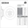 Фото SD3044 SANGSIN Диск тормозной задний CHEVROLET CRUZE I (J300,J305,J308) (2009- )/ AVEO III T300 (201 SD3044 Sangsin