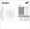 Фото SD4801 SANGSIN Диск тормозной передний вентилируемый SUZUKI GRAND VITARA 05- SD4801 Sangsin