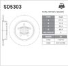 Фото SD5303 SANGSIN Диск тормозной задний  FORD FOCUS III (2011- ) SD5303 Sangsin