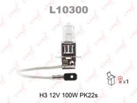 Лампа галогеновая H3 12V 100W PK22S L10300 Lynx