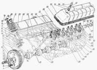 Втулка напрающая выпускного клапана двигателя ЗМЗ 511 ГАЗ -53,3307 66-1007038-01 Газ