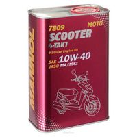 Синт. моторное масло для скутеров 4-Takt Scooter 10W40 (metal)  (1л), шт 6009 Mannol