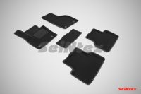Комплект ковриков 3D AUDI Q3 черные (компл) 86288 Seintex