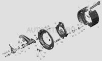 Суппорт тормозной МАЗ передний голый (дисковый)  5440-3501012-10, КСМ, шт 5440-3501012-10 Маз