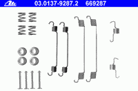 К-кт установочный задних колодок для Suzuki Swift 2004-2010 03.0137-9287.2 Ate