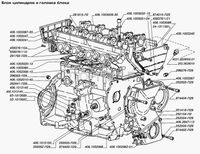 Кронштейн подъема двигателя задний 406 дв. (ЗМЗ) 406100235010 Змз