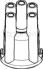 Крышка распределителя зажигания для Opel Corsa B 1993-2000 202005755 Hans Pries