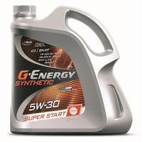 масло моторное синтетическое G-Energy Synthetic Super Start 5W-30 SN/CF, C3 4л 253142400 G-Energy