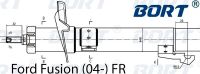 Стойка амортизационная газомасляная передняя правая Ford Fusion (JU ) 08.02 ~. G22048042R Bort