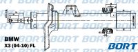 Стойка амортизационная газомасляная передняя левая g22556011l Bort