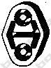 Резинка подвеса глушителя для Audi 80/90 [B4] 1991-1995 255-085 Bosal