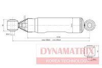 амортизатор подвески газонаполненный DSA341166 Dynamatrix-Korea