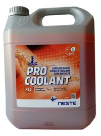 Охлаждающая жидкость Антифриз Pro Coolant XLC (красный концентрат), NESTE, 4 л 776745 Neste