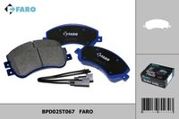 Колодки тормозные дисковые п/т Ford Transit Faro BPD025T067 BPD025T067 Faro