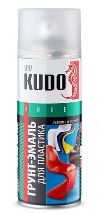 Краска аэрозоль для пластика Светло-серая RAL7035 KU-6005 [520 мл] (Kudo) ku6005 Kudo