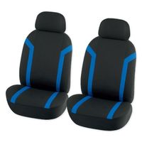 Чехол-рубашка на переднее сиденье с подголовником черный с синей полосой 4пр arnezi a0508007 a0508007 Arnezi