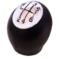 А/з_RENAULT Ручка на КПП овал, черная, серебр.колп. (5 передач) 206911 AVG