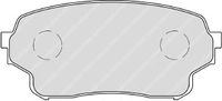 Комплект тормозных колодок, дисковый тормоз FDB4077 Ferodo