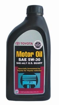 Моторное масло TOYOTA SAE 5W-30 SM/SN (0,946л) 002791QT5W Toyota