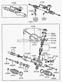 Рулевой механизм 5771025510 Hyundai-Kia