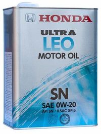 Моторное масло HONDA Ultra LEO API SN SAE 0W-20 0821799974 Honda