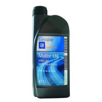 Моторное масло GM Motor Oil Semi Synthetic SAE 10W 1942043 General Motors